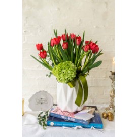 Charlotte,  con 20 tulipanes