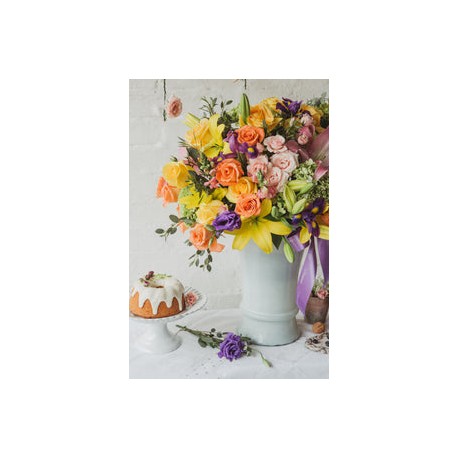 Charlene, flores de colores